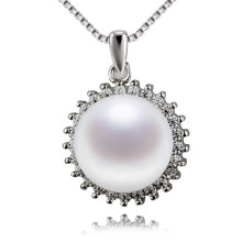 Snh 12mm Big Size Pendant Pearl Necklace